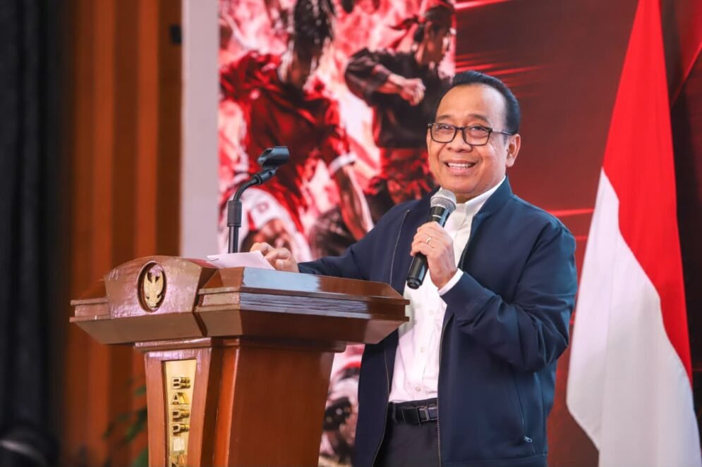 Menteri PMK Pratikno, Pemerintah ingin industri olahraga mampu menciptakan dampak ekonomi yang lebih luas.(FOTO : Humas PMK)