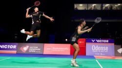 Ganda putra Indonesia Fajar Alfian/Muhammad Shohibul Fikri melangkah ke semifinal Denmark Open 2026(Foto : PBSI)