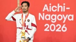 Atlet para balap sepeda Indonesia Muhammad Fadli Imammuddin mendulang emas ketiga untuk Kontingen Indonesia dalam Asian Para Games 2026 Aichi-Nagoya, Jepang, Selasa (20/10).(foto:Agung/NPC Indonesia)